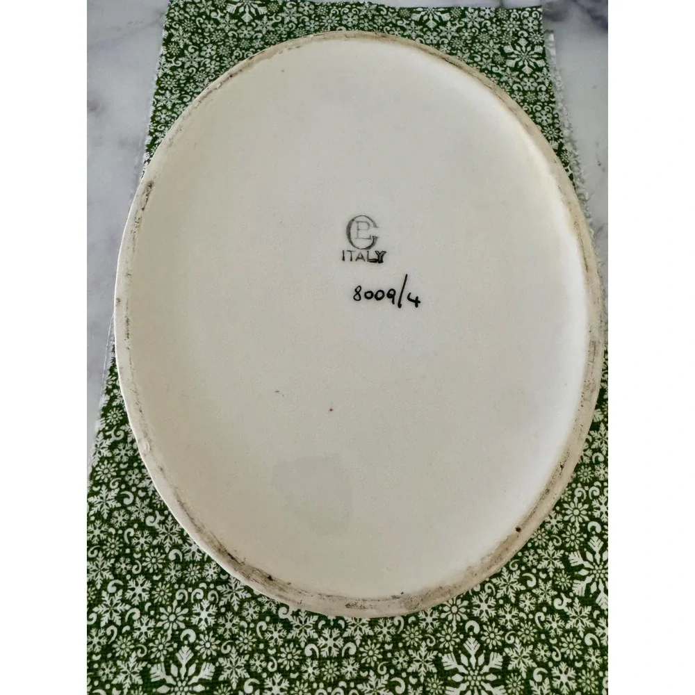 Authentic, Hand-painted vintage Italian ceramic bowl
